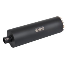 Коронка для алмазного бурения с охлаждением, 132х450, 1 1/4" Elitech 1110.012200