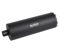 Коронка для алмазного бурения с охлаждением, 142х450, 1 1/4" Elitech 1110.012300