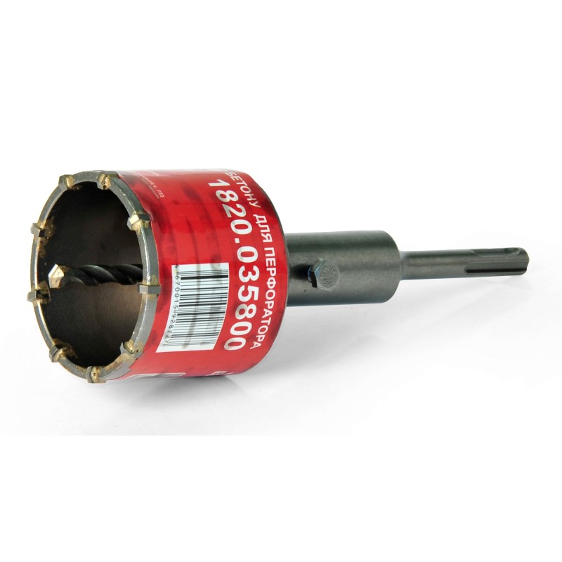 Коронка полая SDS-Plus в сборе по бетону Elitech 1820.035800