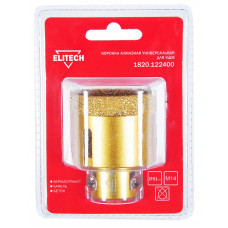 Коронка алмазная (51 мм, М14) Elitech 1820.122400