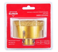 Коронка алмазная для УШМ Elitech 1820.123300