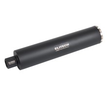 Коронка для алмазного бурения с охлаждением, 92х450, 1 1/4" Elitech 1110.011800