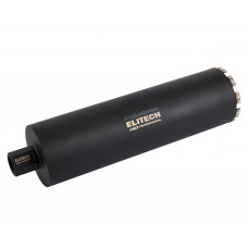 Коронка для алмазного бурения с охлаждением, 122х450, 1 1/4" Elitech 1110.012100