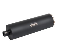 Коронка для алмазного бурения с охлаждением, 132х450, 1 1/4" Elitech 1110.012200