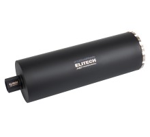 Коронка для алмазного бурения с охлаждением, 142х450, 1 1/4" Elitech 1110.012300