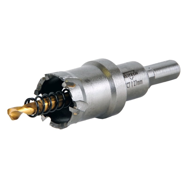 Коронка по металлу твердосплавная 27 мм Elitech 1820.138600