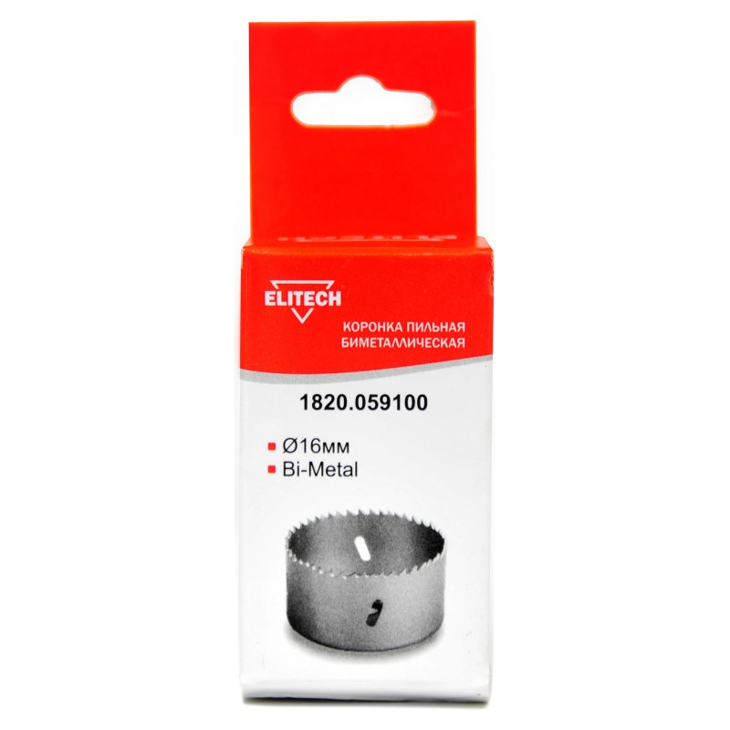 Коронка пильная биметаллическая (Bi-Metal) Elitech 1820.059100