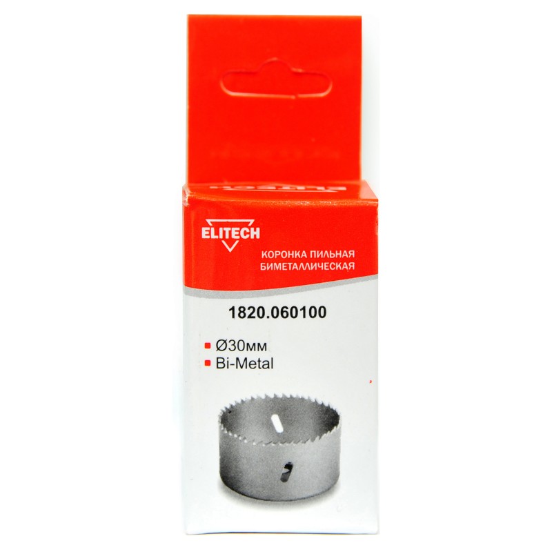 Коронка пильная биметаллическая (Bi-Metal) Elitech 1820.060100