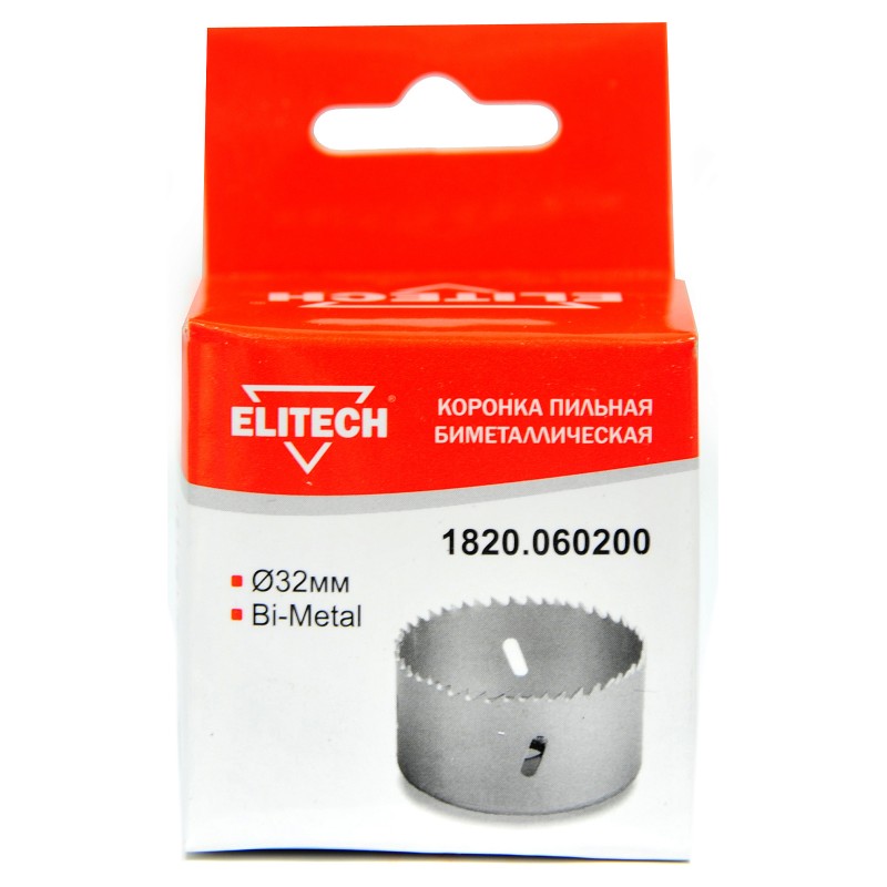 Коронка пильная биметаллическая (Bi-Metal) Elitech 1820.060200