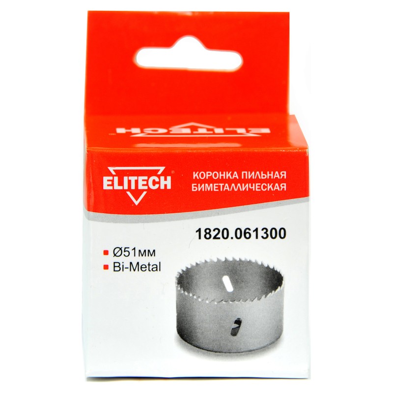 Коронка пильная биметаллическая (Bi-Metal) Elitech 1820.061300