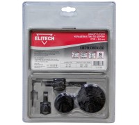 Набор кольцевых пил по дереву Elitech 1820.080600