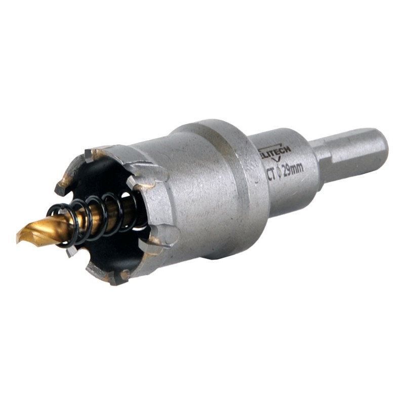 Коронка по металлу твердосплавная 29 мм Elitech 1820.138700