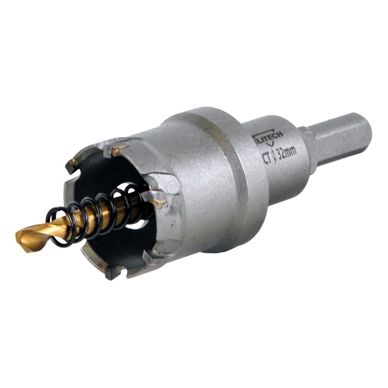 Коронка по металлу твердосплавная 32 мм Elitech 1820.138900