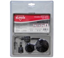 Набор кольцевых пил по дереву Elitech 1820.080600