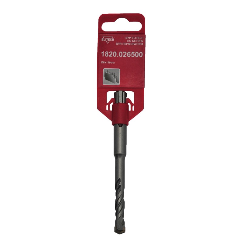 Бур SDS-Plus по бетону Elitech 1820.026500