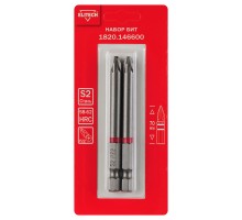 Биты PZ2 70 мм 2 шт. Elitech 1820.146600