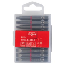 Бита SL6 50 мм 1 шт. Elitech 1820.148100 Бита SL6 50 мм 1 шт. Elitech 1820.148100
