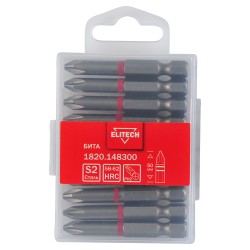 Бита PH2 50 мм 1 шт Elitech 1820.148300 Бита PH2 50 мм 1 шт Elitech 1820.148300