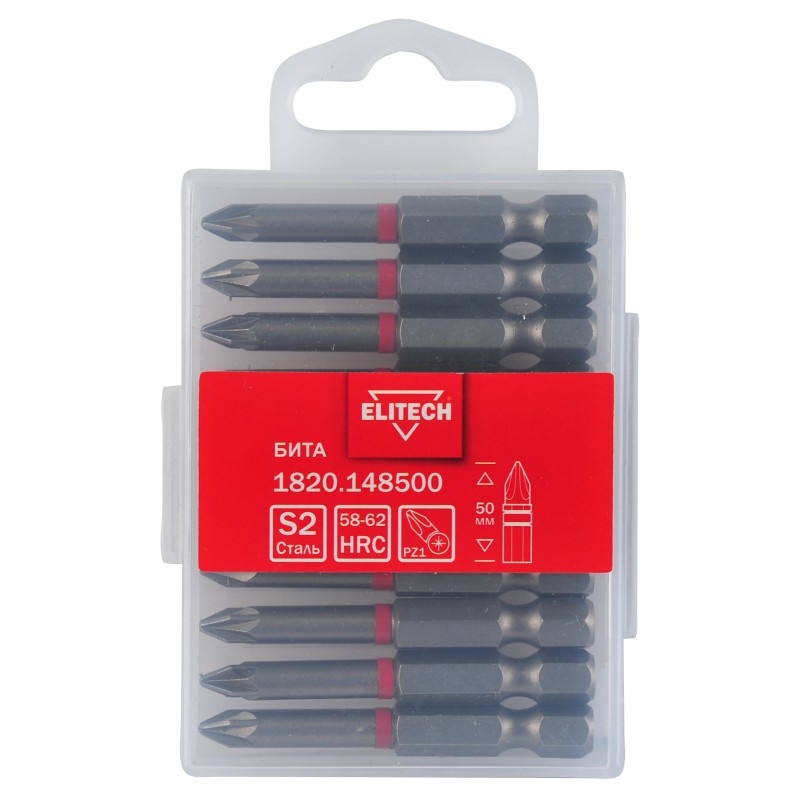 Бита PZ1 50 мм 1 шт. Elitech 1820.148500