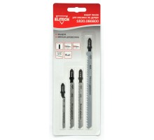 Набор пилок для лобзика по дереву Elitech 1820.086800