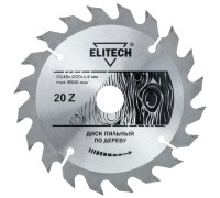 Диск пильный по дереву Elitech 1820.052700
