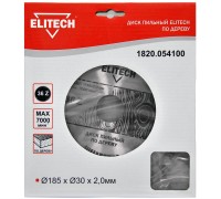 Диск пильный по дереву Elitech 1820.054100
