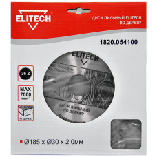 Диск пильный по дереву Elitech 1820.054100