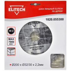 Диск пильный по дереву Elitech 1820.055300