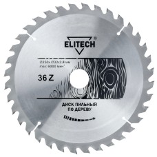 Диск пильный по дереву Elitech 1820.056400 Диск пильный по дереву Elitech 1820.056400