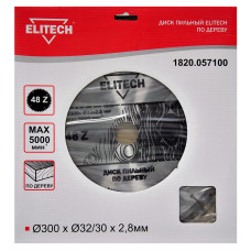 Диск пильный по дереву Elitech 1820.057100