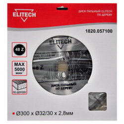 Диск пильный по дереву Elitech 1820.057100