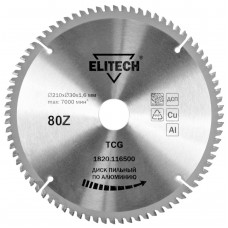 Диск пильный для алюминия Elitech 1820.116500