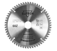 Диск пильный для алюминия Elitech 1820.116400