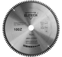 Диск пильный по алюминию Elitech 1820.117000