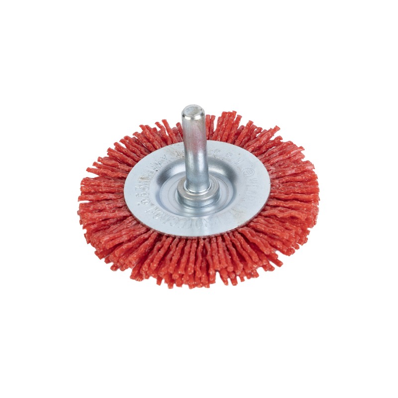 Щетка для дрели 66 мм плоская со шпилькой Elitech 1820.155400