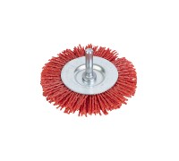 Щетка для дрели 75 мм плоская со шпилькой Elitech 1820.155500