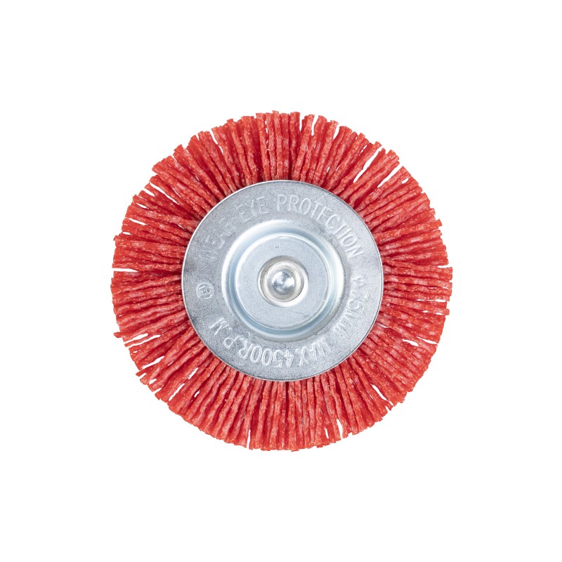 Щетка для дрели 75 мм плоская со шпилькой Elitech 1820.155500