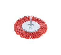 Щетка для дрели 100 мм плоская со шпилькой Elitech 1820.155600