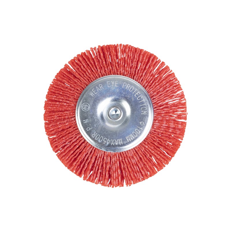 Щетка для дрели 100 мм плоская со шпилькой Elitech 1820.155600