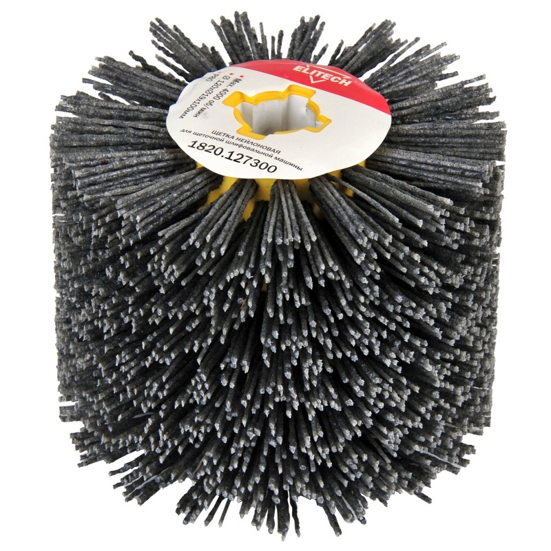 Щетка нейлоновая для дерева, стали, алюминия P80 Elitech 1820.127300