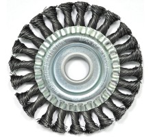 Щетка для УШМ плоская крученая проволока Elitech 1820.073400