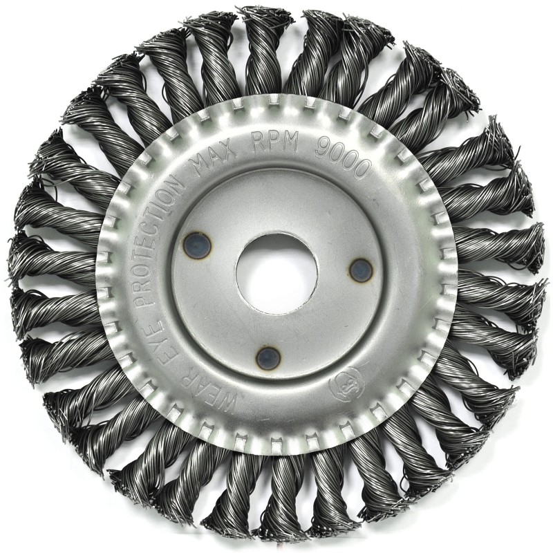 Щетка для УШМ плоская крученая проволока Elitech 1820.073500