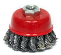 Щетка для УШМ «Чашка» крученая проволока Elitech 1820.074300