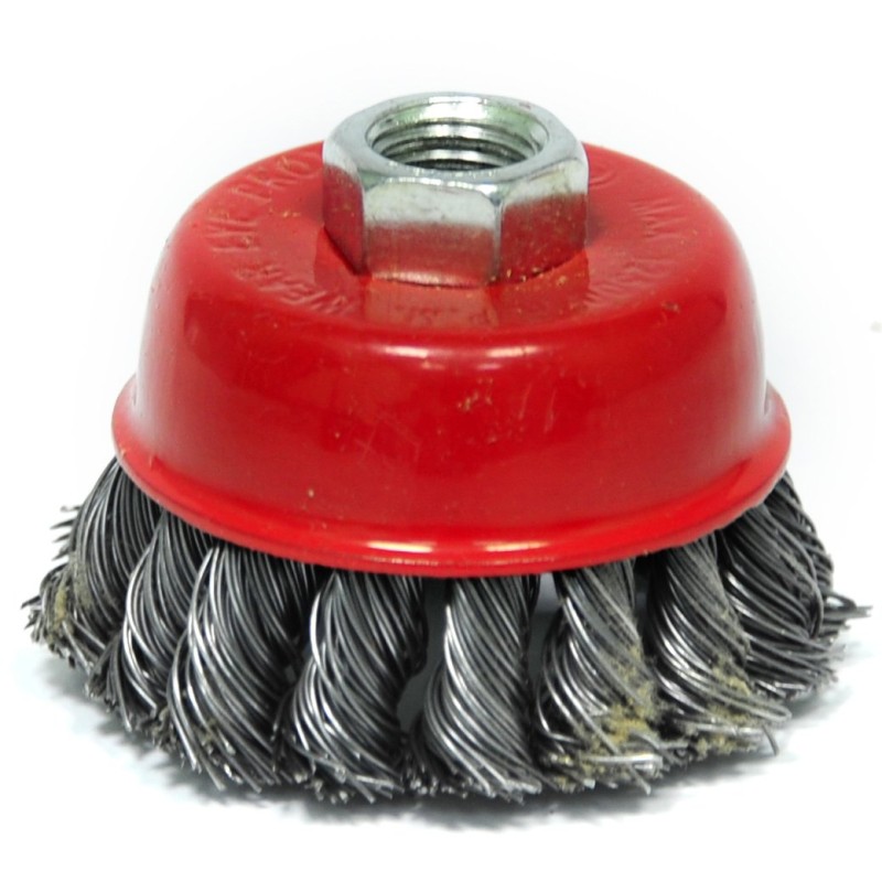 Щетка для УШМ «Чашка» крученая проволока Elitech 1820.074300