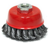 Щетка для УШМ «Чашка» крученая проволока Elitech 1820.074400