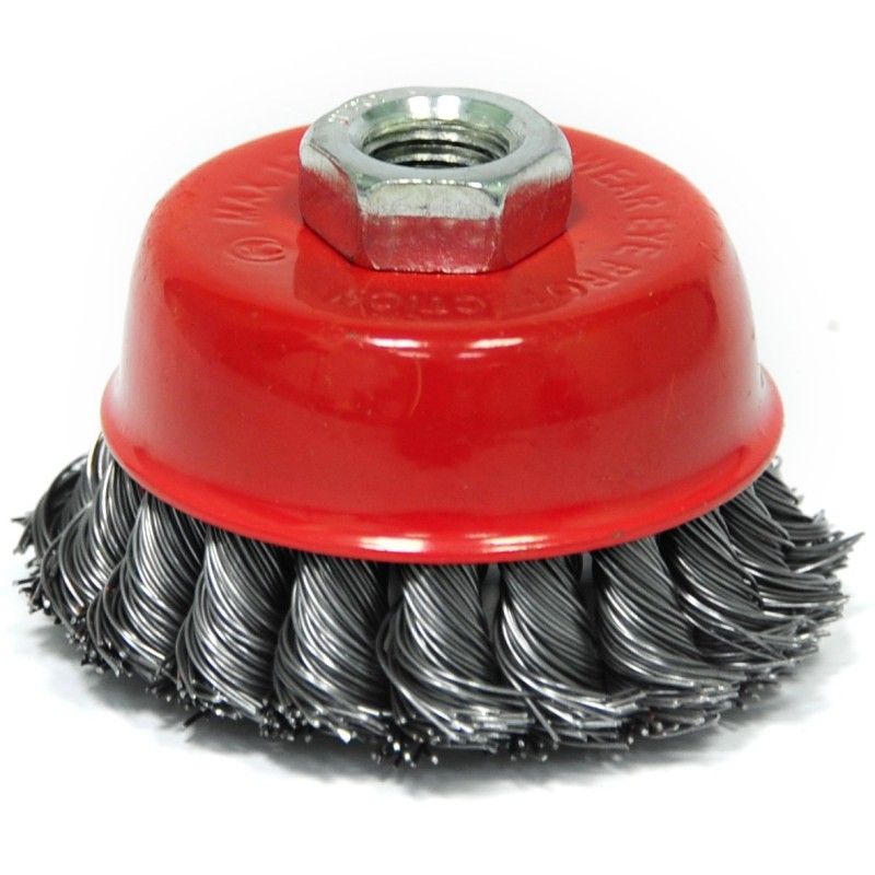 Щетка для УШМ «Чашка» крученая проволока Elitech 1820.074400