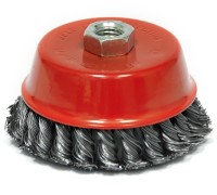 Щетка для УШМ «Чашка» крученая проволока Elitech 1820.074500