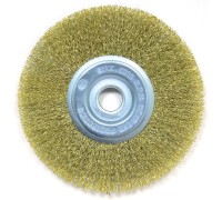 Щетка для УШМ плоская латунированная витая проволока Elitech 1820.074900