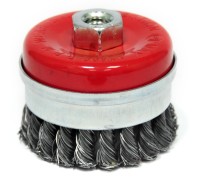 Щетка для УШМ «Чашка» усиленная крученая проволока Elitech 1820.075400