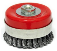 Щетка для УШМ «Чашка» усиленная крученая проволока Elitech 1820.075500